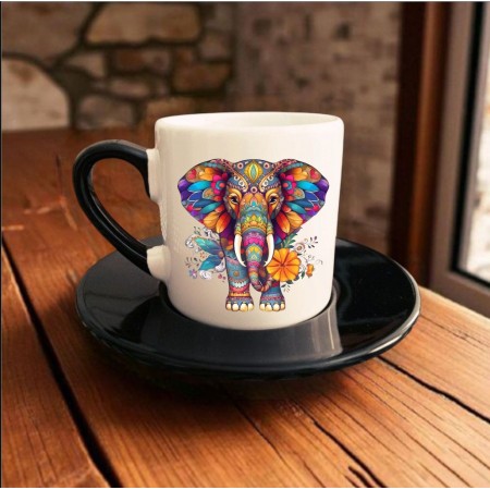 Africa 2li Kahve fincan seti D1